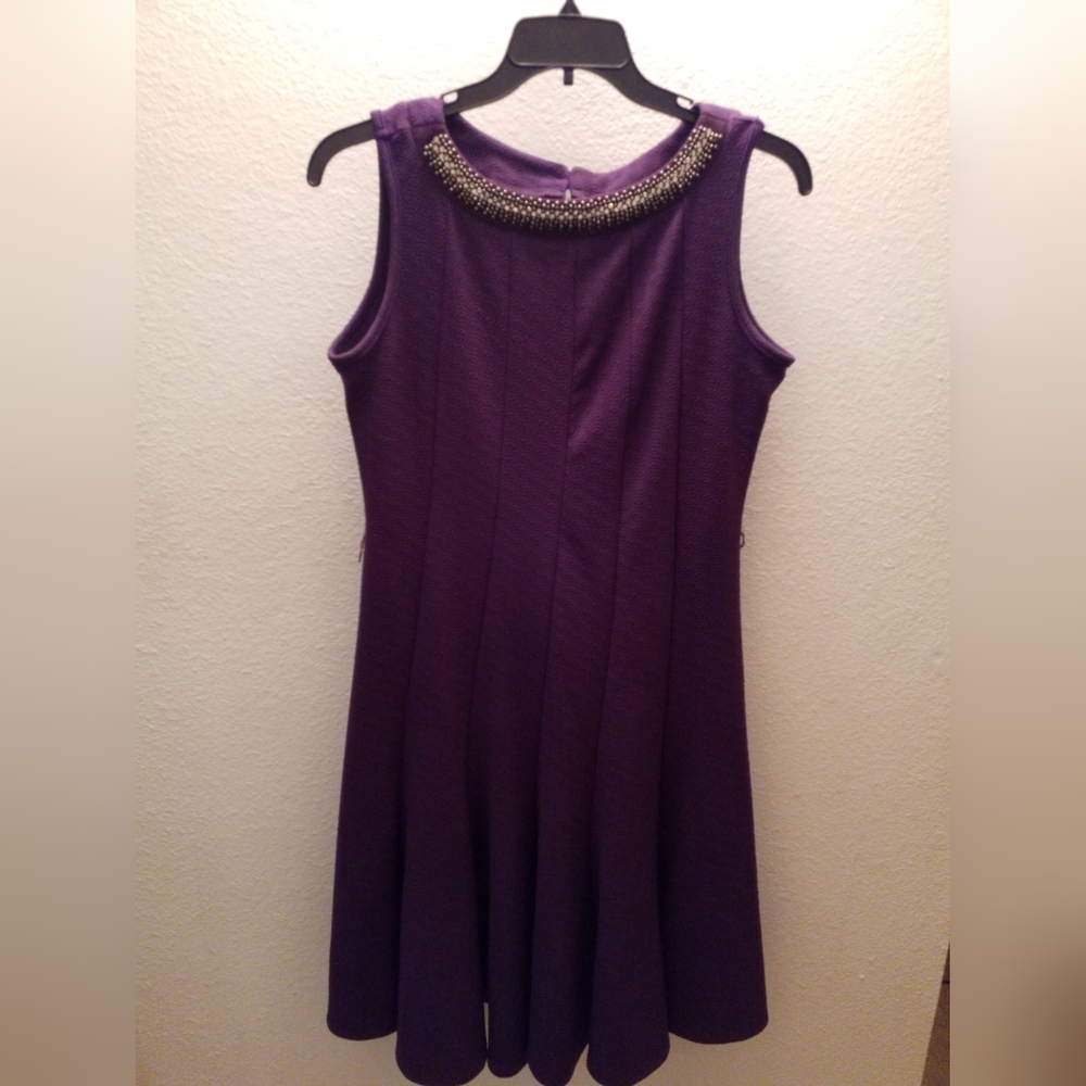 Purple elegant dress